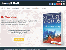 Tablet Screenshot of parnellhall.com